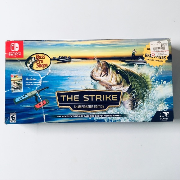 Bass Pro Shops The Strike Championship Edition Nintendo Switch New Rare Open Box - Picture 3 of 12